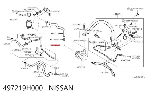  497219H000 Nissan/Infiniti