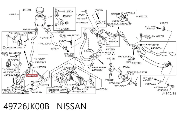  49726JK00B Nissan/Infiniti