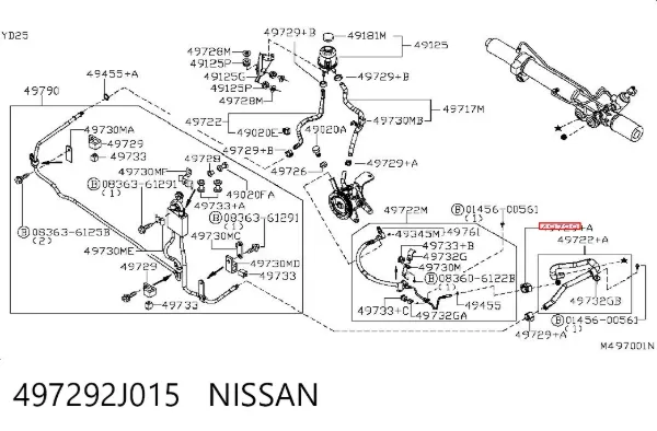  497292J015 Nissan/Infiniti