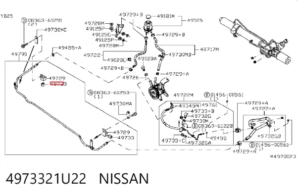 4973321U22 Nissan/Infiniti