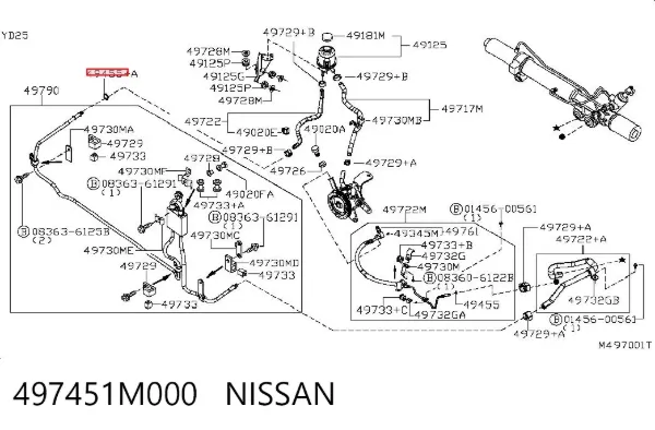  497451M000 Nissan/Infiniti