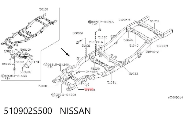  510902S500 Nissan/Infiniti