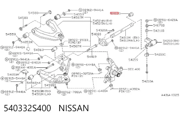  540332S400 Nissan/Infiniti