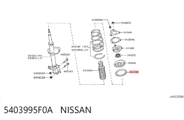  5403995F0A Nissan/Infiniti
