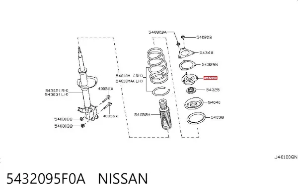 Опора переднего амортизатора Nissan Almera CLASSIC