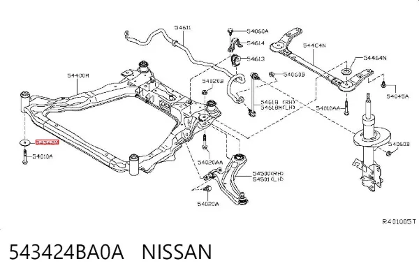  543424BA0A Nissan/Infiniti