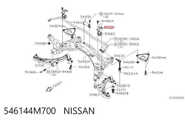  546144M700 Nissan/Infiniti