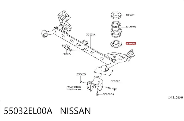  55032EL00A Nissan/Infiniti