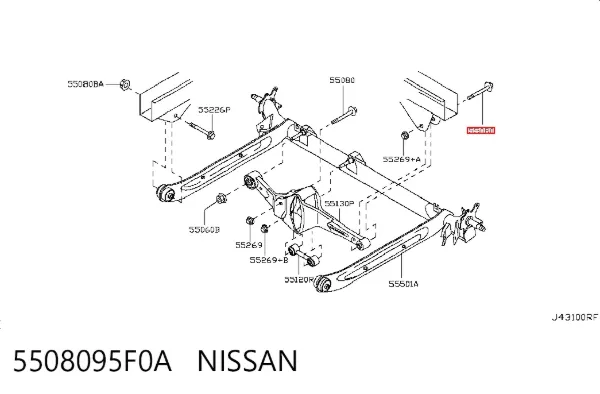  5508095F0A Nissan/Infiniti