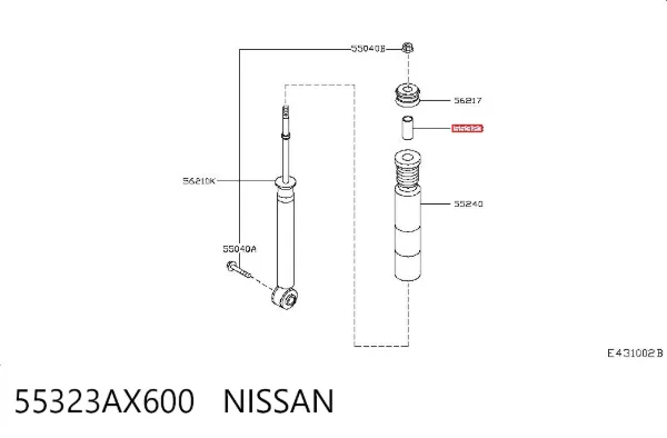  55323AX600 Nissan/Infiniti