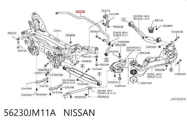  56230JM11A Nissan/Infiniti