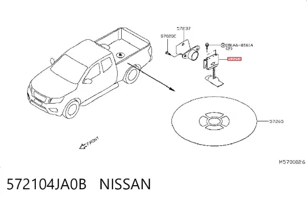  572104JA0B Nissan/Infiniti