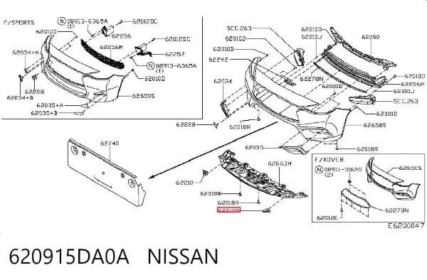  620915DA0A Nissan/Infiniti