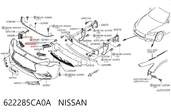  622285CA0A Nissan/Infiniti