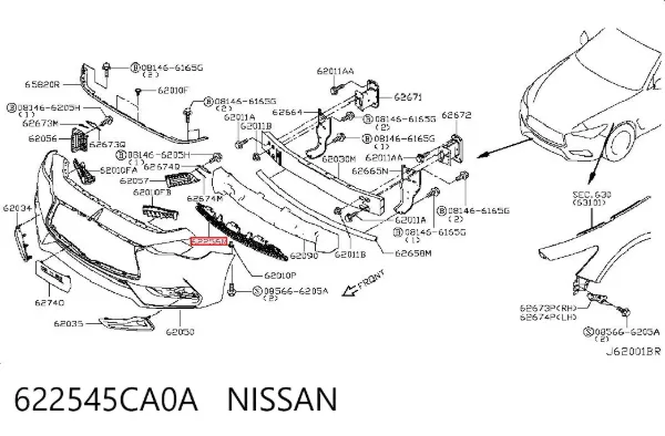 622545CA0A Nissan/Infiniti