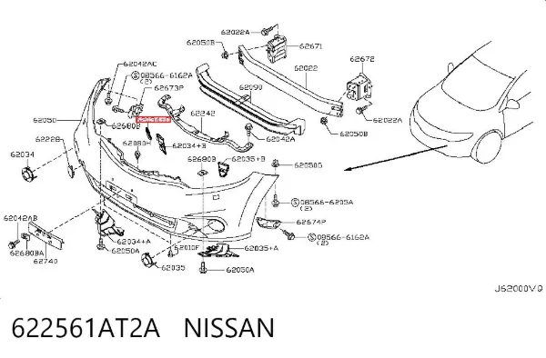  622561AT2A Nissan/Infiniti