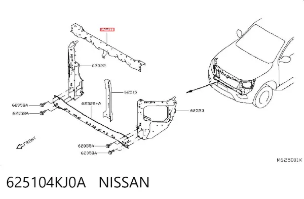  625104KJ0A Nissan/Infiniti
