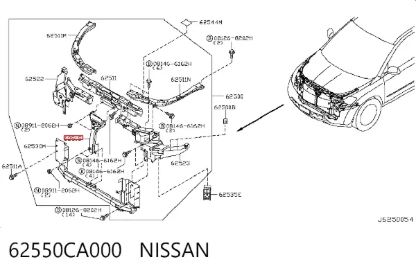  62550CA000 Nissan/Infiniti