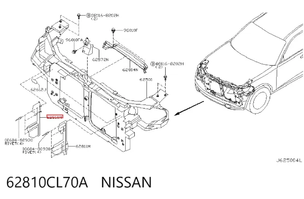  62810CL70A Nissan/Infiniti