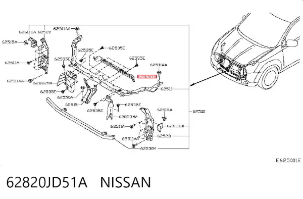  62820JD51A Nissan/Infiniti