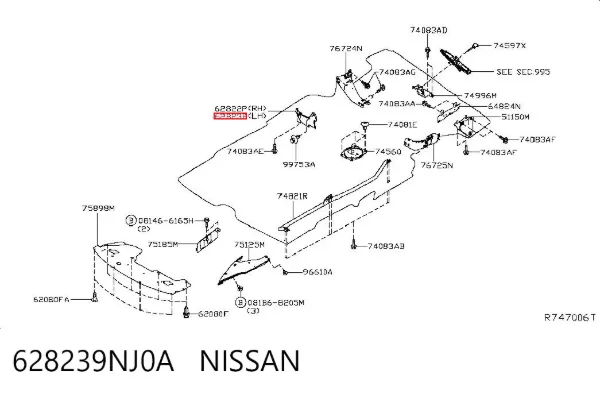  628239NJ0A Nissan/Infiniti