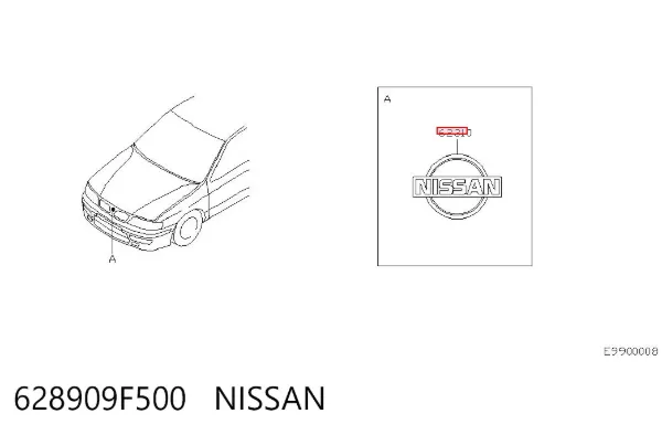  628909F500 Nissan/Infiniti