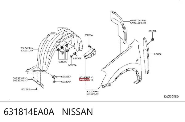  631814EA0A Nissan/Infiniti
