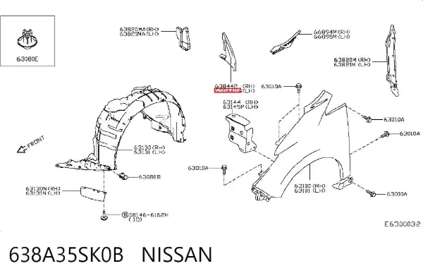  638A35SK0B Nissan/Infiniti
