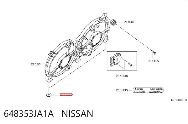  648353JA1A Nissan/Infiniti