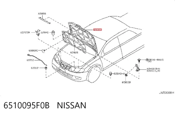 Капот 7100331700P1 Renault (RVI)