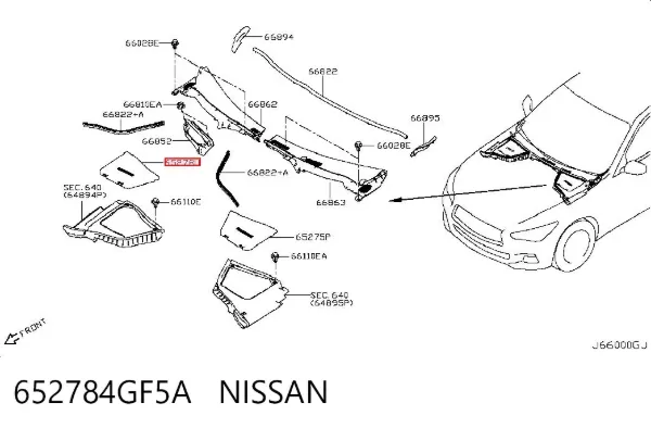 652784GF5A Nissan/Infiniti