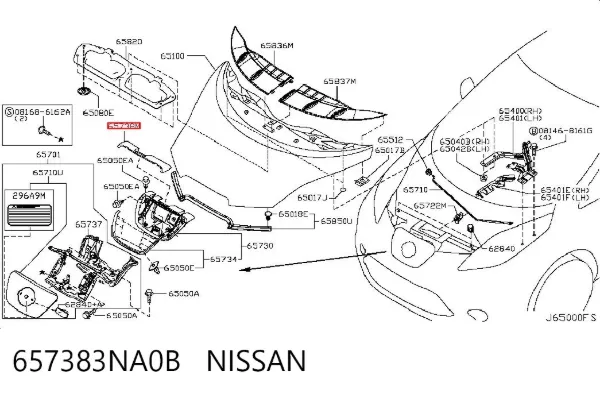  657383NA0B Nissan/Infiniti