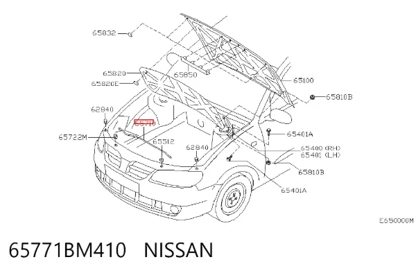  65771BM410 Nissan/Infiniti