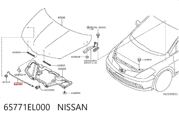  65771EL000 Nissan/Infiniti