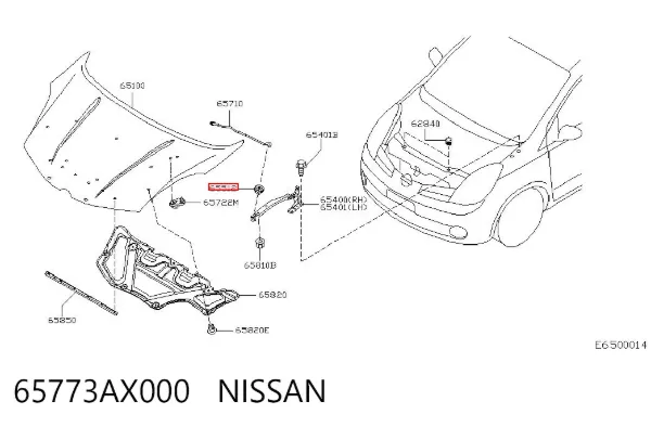  65773AX000 Nissan/Infiniti