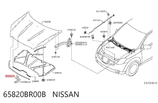  65820BR00B Nissan/Infiniti