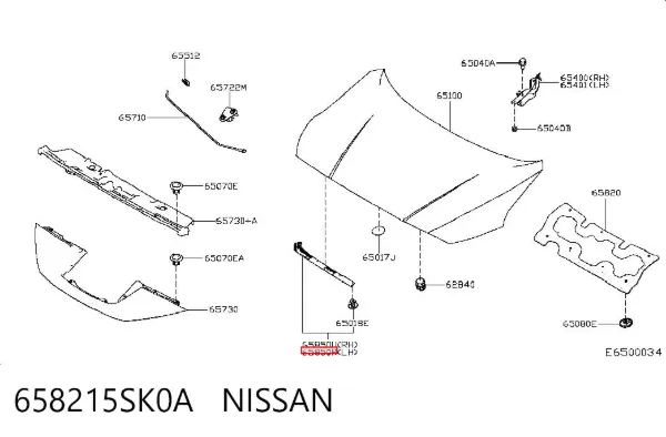  658215SK0A Nissan/Infiniti
