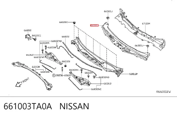  661003TA0A Nissan/Infiniti