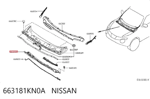  663181KN0A Nissan/Infiniti