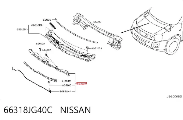  66318JG40C Nissan/Infiniti
