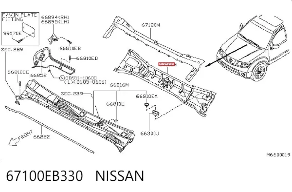  67100EB330 Nissan/Infiniti