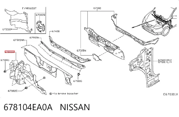  678104EA0A Nissan/Infiniti