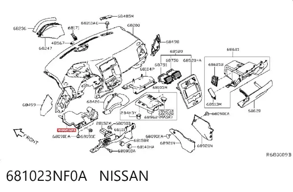  681023NF0A Nissan/Infiniti