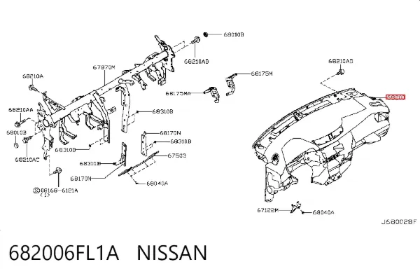 Торпедо 682006FL1A Nissan/Infiniti