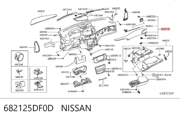  682125DF0D Nissan/Infiniti