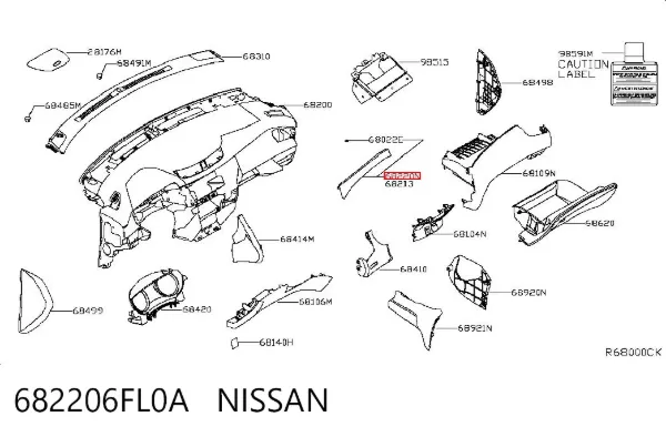  682206FL0A Nissan/Infiniti