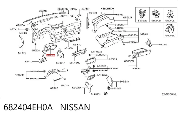  682404EH0A Nissan/Infiniti