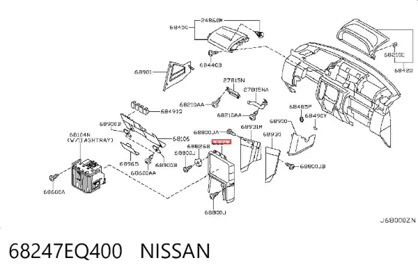  68247EQ400 Nissan/Infiniti