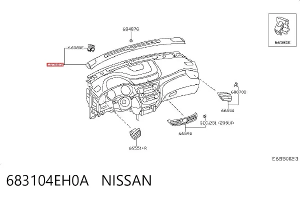  683104EH0A Nissan/Infiniti