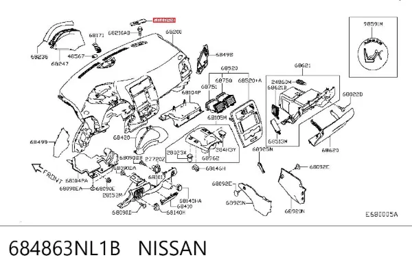 684863NL1B Nissan/Infiniti